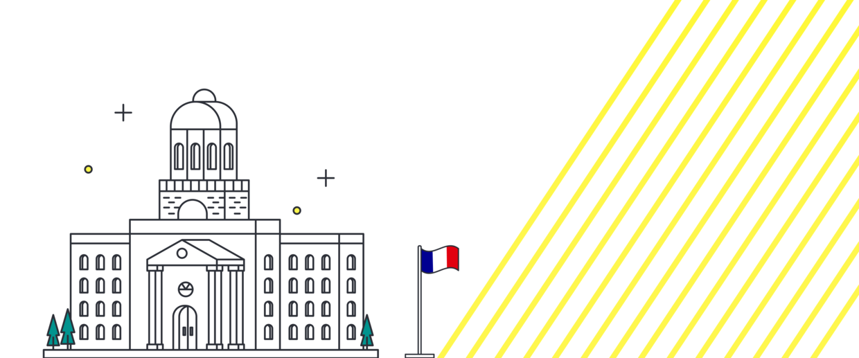 Frankreich-Flagge zu Tracking-Pixeln im E-Mail-Marketing in Frankreich