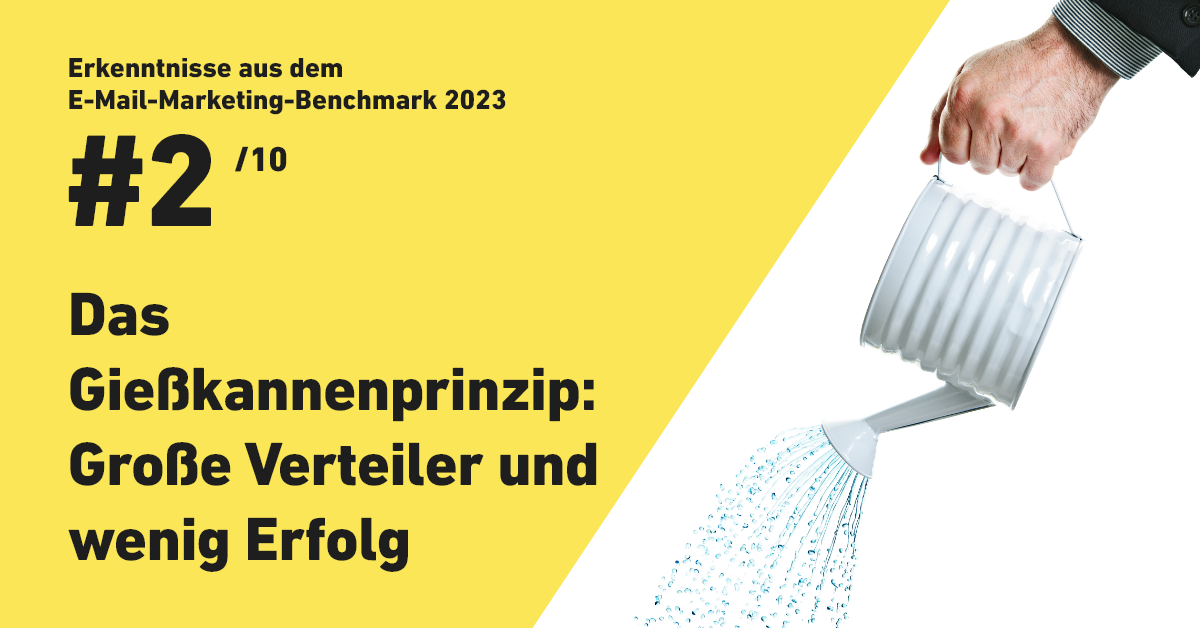 E-Mail-Marketing-Benchmark 2023 Erkenntnisse 2